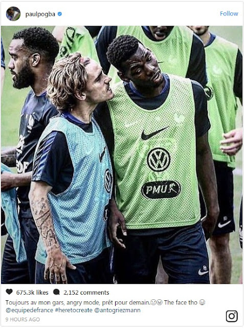  Paul Pogba Marah Usai Manchester United Gagal Dapat Griezmann