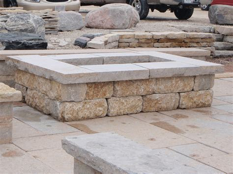 natural stone fire pit kits custom designs lemke
