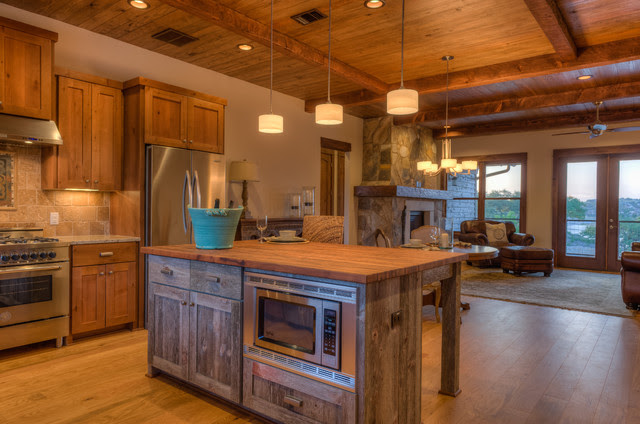 Rustic Contemporary - Rustic - Kitchen - other metro - by 
