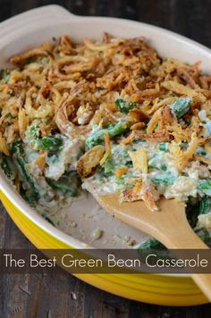 The Best Green Bean Casserole - recipe via www.thenovicechefblog.com - all homemade, no canned junk!