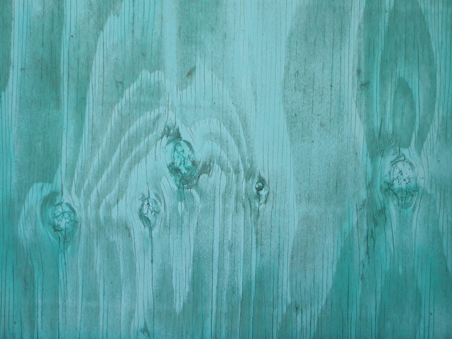 Turquoise wood