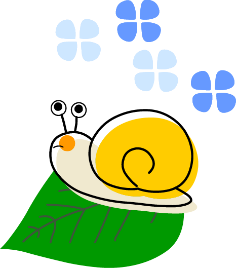 かたつむりのイラスト 無料イラスト フリー素材