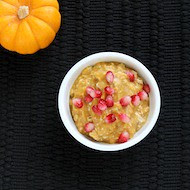 Vegan Pumpkin Spice Overnight Oatmeal