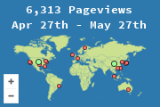 Locations of visitors to this page (since Dec 2009)