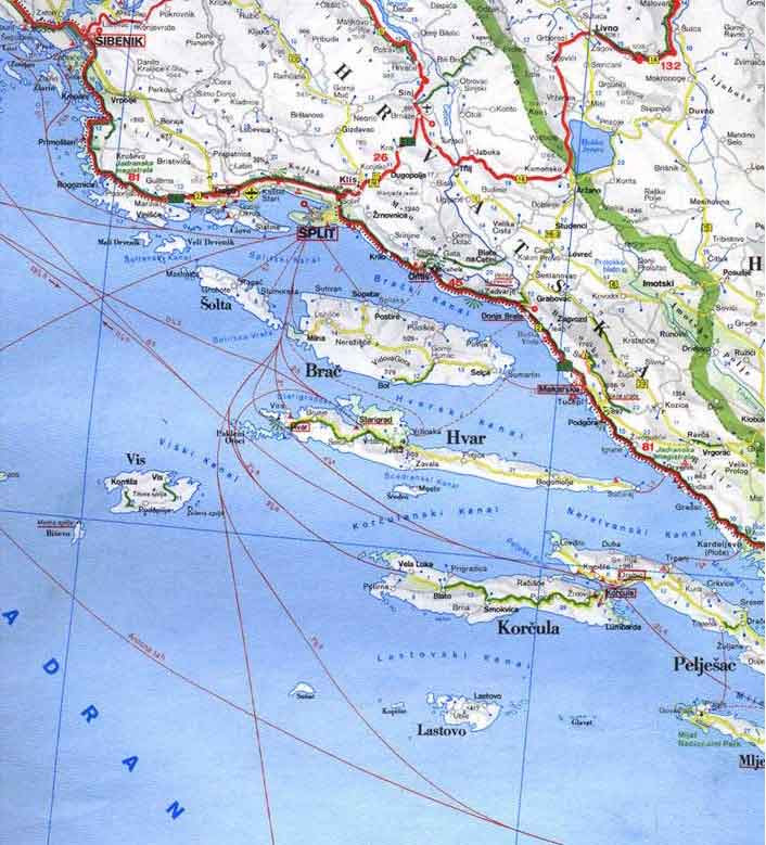 ostrov brač mapa Apartments   Croatia   Sucuraj   Hvar   Davor Krtalic   Dalmatinac ostrov brač mapa