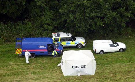 An aerial view of Harrowdown Hill, Oxfordshire, where Dr David Kelly's body was discovered in July 2003