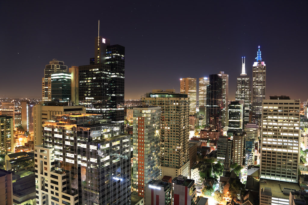 Melbourne in Night