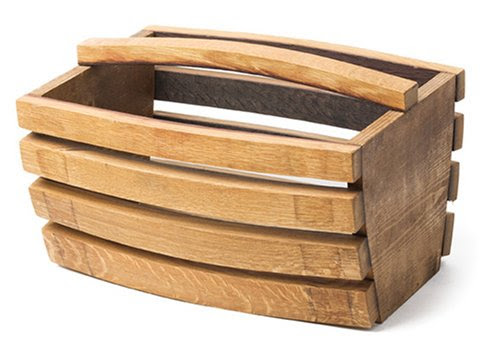 True Fabrications Used Wine Oak Barrel Stave Basket (used in wine production 2-5 years)