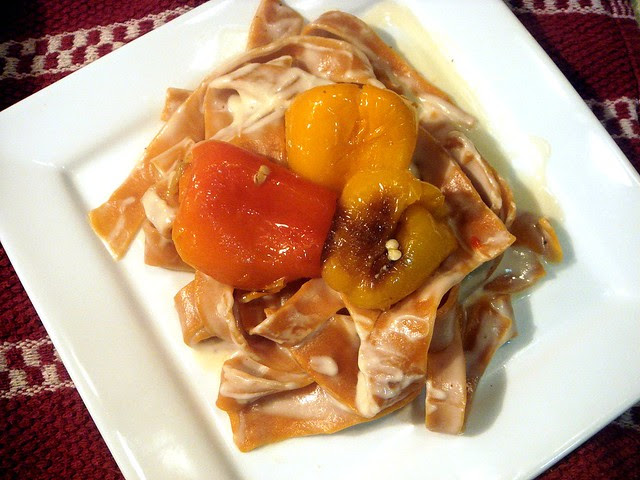 Homemade Tomato Pasta with Classico Light Creamy Alfredo