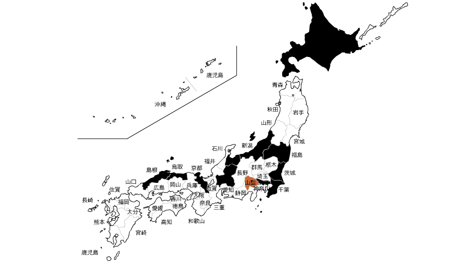 都道府県別色塗りソフト 仕事のプレゼン上 ４７都道府県の 人力検索はてな
