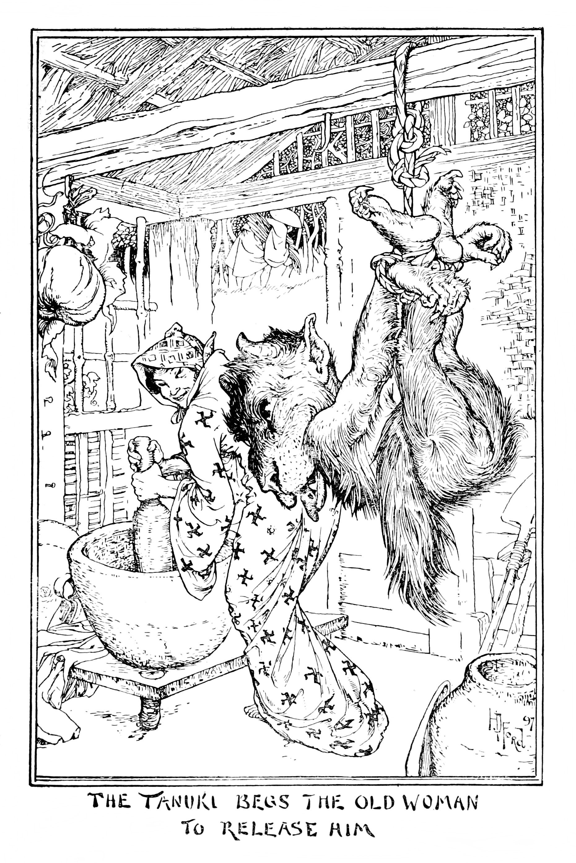 Henry Justice Ford - The pink fairy book, edited by Andrew Lang, 1897 (illustration 4)