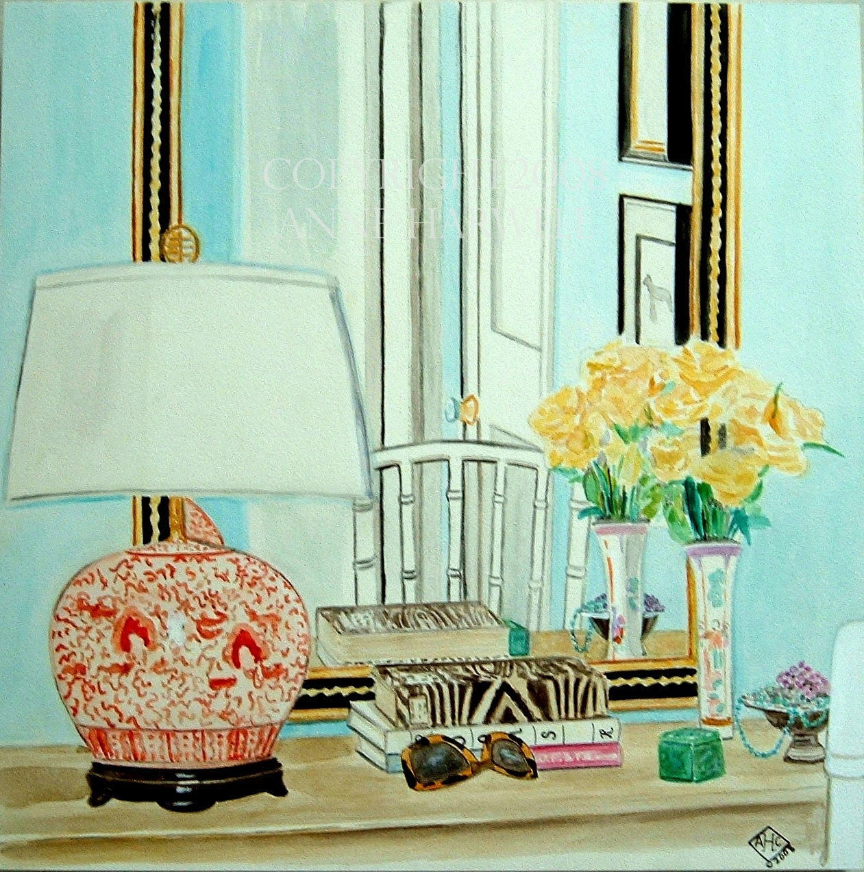 COURTNEY'S FAVORITE THINGS GICLEE ON CANVAS 12X12