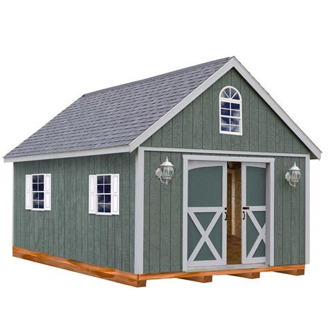 barns belmont  ft   ft wood storage shed kit