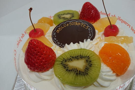 バースデーケーキ モンブラン