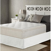 Night Therapy Classic 12 Inch Euro Box Top Spring Mattress & SmartBase Bed Frame Set - King