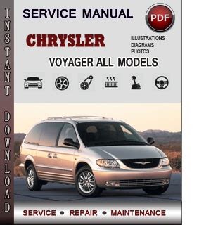 eBook Chrysler Voyager Service Manual Free (PDF / ePub)