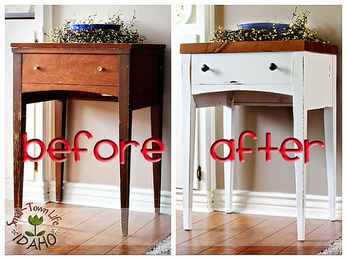 Refinished Sewing Table