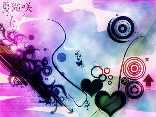 abstract graphic art wallpaper
