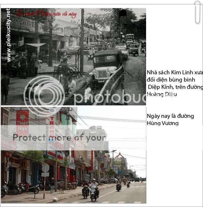 Hình ảnh Pleiku xưa và nay 