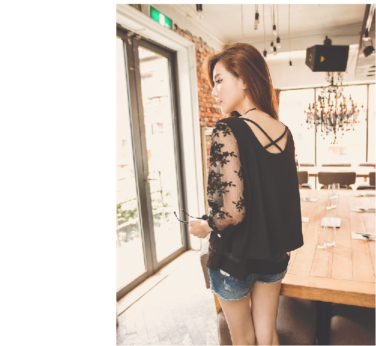 เสื้อแขนลูกไม้ สีขาว เสื้อแขนลูกไม้ สีขาว