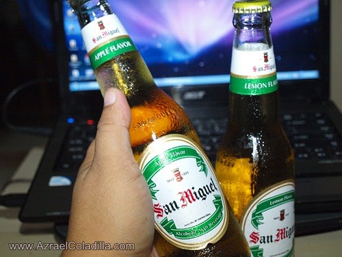 Review: San Miguel flavored beer – apple and lemon