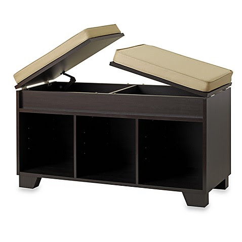 Buy Real Simple® 3-Cube Split-Top Bench Storage Unit in ...