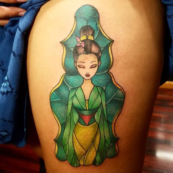 77 Striking Stained Glass Tattoo Ideas That Will Blow Your ...