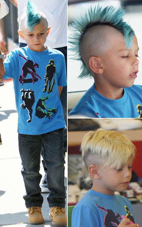 Latest In Kids Hairstyles The Blue Mohawk By Kingston 
