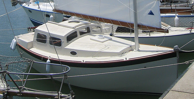 sweet pea. a performance sloop or a cruising yawl with two