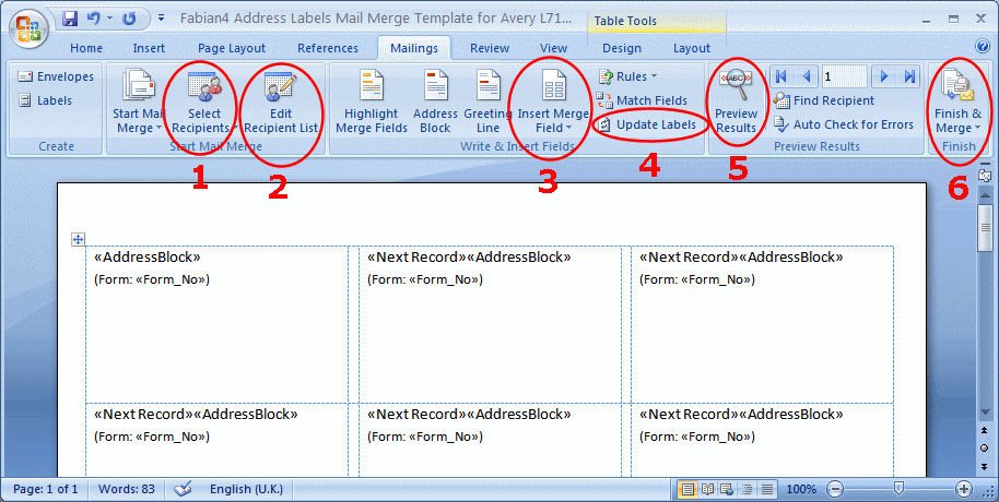 How To Make 21 Labels On Microsoft Word / Label Template For Word ~ Addictionary
