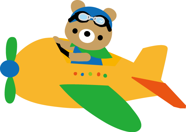 飛行機のイラスト 無料素材