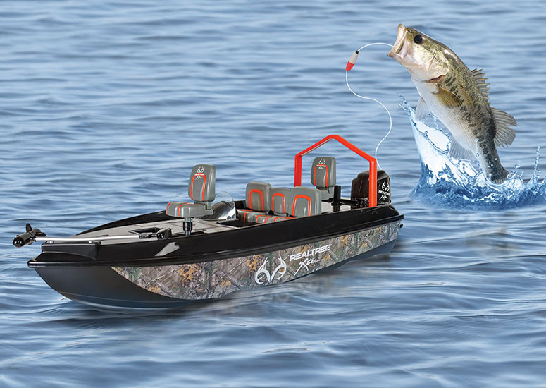Remote Control Fish Catching Boat - The Green Head