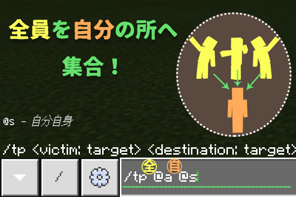 マイクラpeの Tpコマンド テレポートの使い方を活用例含めて解説 マイクラモール