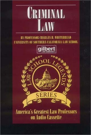 Criminal Law (Audiocassette) (Law School Legends Series), by Whitebread