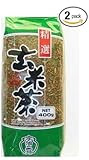 Ujinotsuyu Japanese Loose Brown Rice Green Tea -Twin Packs - 2x 14.01 Oz - Genmai Cha (Genmaicha)
