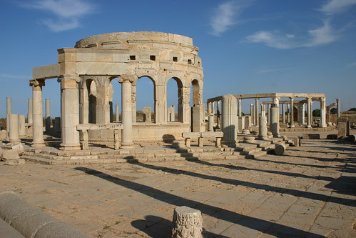 Market, Leptis Magna, Libya by Mike Gadd