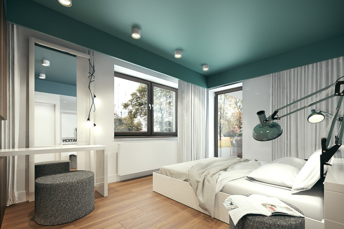 | green bedroomInterior Design Ideas.