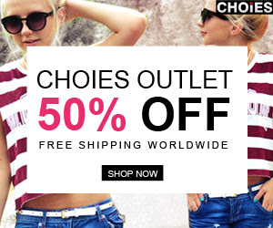 Choies Outlet 50% Off, Free Shipping Worldwide