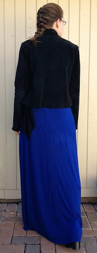 Cobalt Blue Maxi Skirt