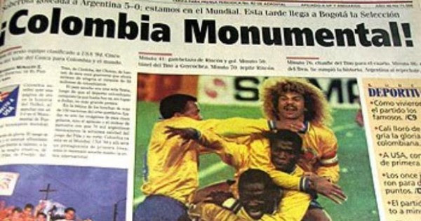 Argentina 0 5 Colombia The Most Famous World Cup Qualifier