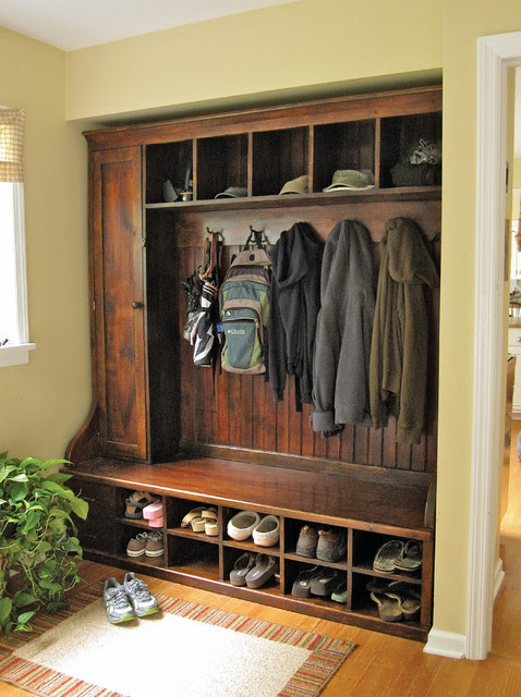 Mudroom Rack - Barnwood Furniture - traditional - entry - new york ...