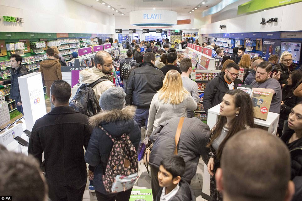 Shoppers will spend nearly £8billion this weekend as stores slash prices for Black Friday