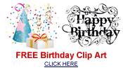free birthday clipart