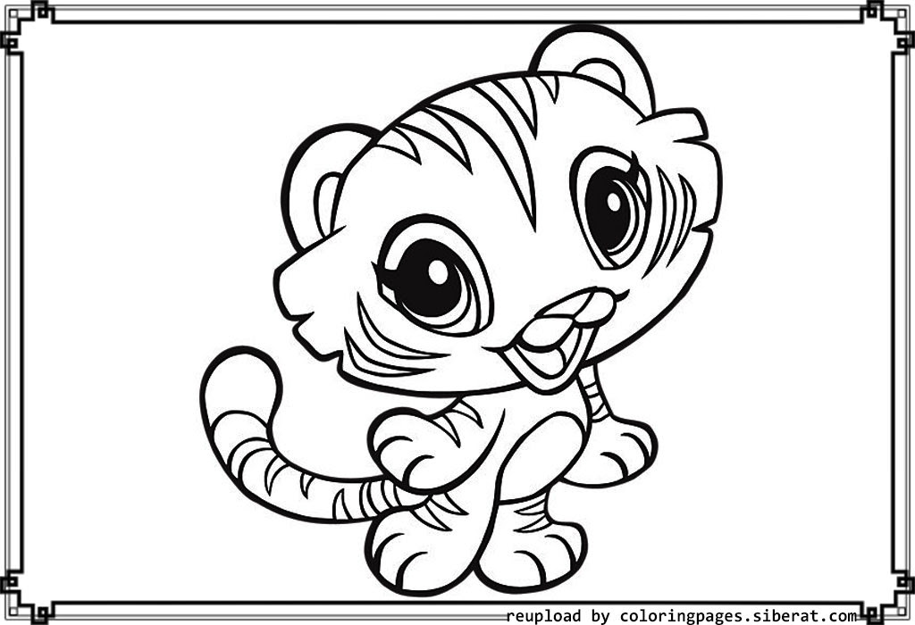 Baby Tiger Coloring Pages At Getdrawings Free Download