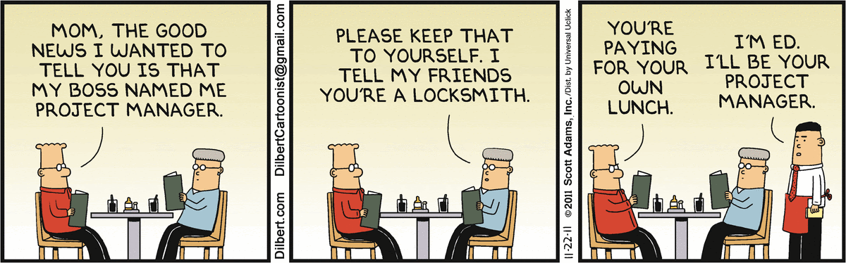 Дилберт 22 ноября 2011 г.