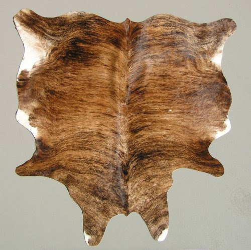 Argentine Cowhide Brown Brindle