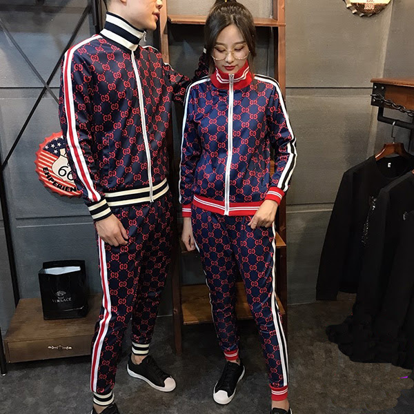 Gucci ジャージ 上下セット スウェットメンズ レディース ブランド パーカーとズボン 長袖