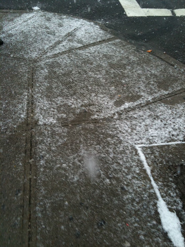 Snowy Sidewalk
