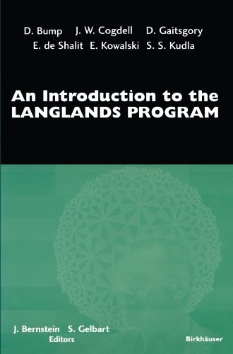 An Introduction to the Langlands ProgramFrom Birkhäuser