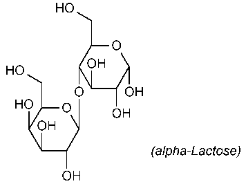 Anhydrous Lactose, chemical structure, molecular formula, Reference ...